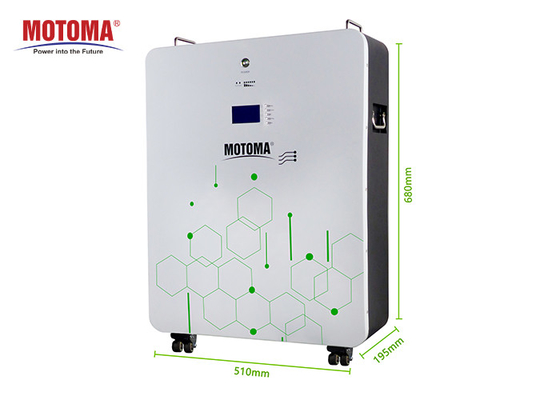 An der Wand befestigte Batterie 10kwh 48V 200Ah LiFePO4 für weg Gitter-Wohnsonnensystem