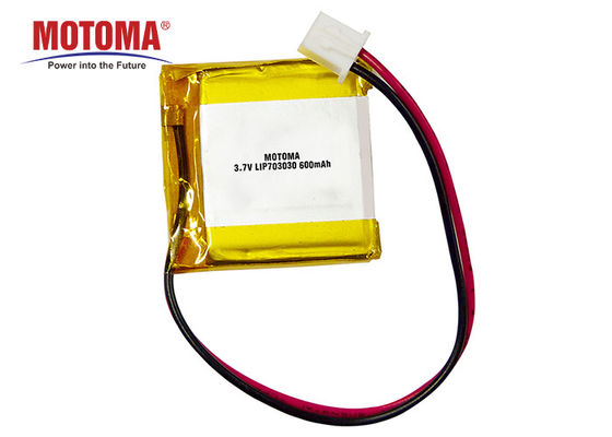 Flotte Zuggps-Batterie 3.7V 600mah mit Hochenergie-Dichte