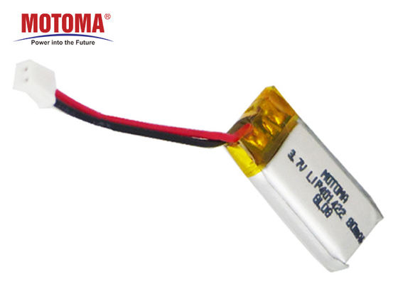 Mini Size Wearable Device Battery 3.7V 80mah mit 1-jähriger Garantie