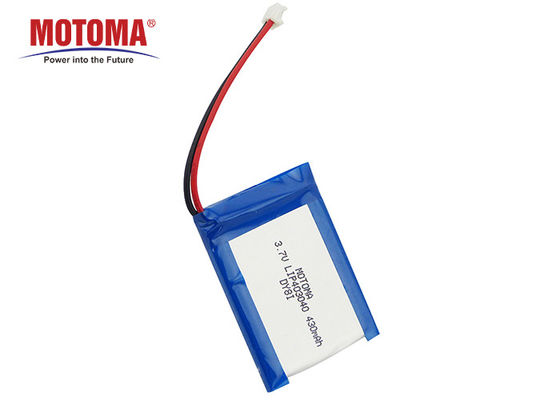 Ultradünne Batterien 430mAh für Zustimmung ISO9001 Iot-Geräte 4x30x40mm