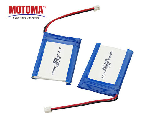 Niedriger Batterie-Satz 3.7V 520mAh, kundenspezifisches Lithium Ion Battery Packs der Selbstentladungs-IOT CER-ULs