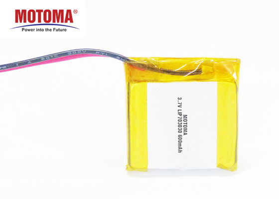 Flache Batterien Lipo Motoma, Lithium Ion Battery 3,7 V 600mah für Bergmann Lamps