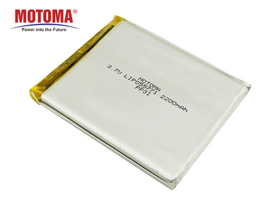 Wieder aufladbare Lipo Batterie 3,7 V 2200mAh Motoma für medizinisches Gerät