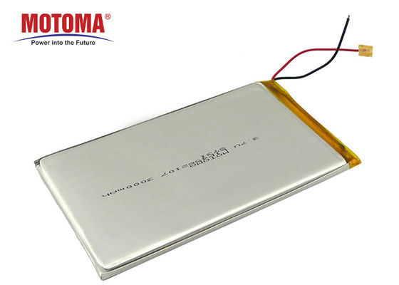 Hoher der Kapazitäts-hohen Leistung Zyklus-Zeit-tragbarer Gerät-Batterie-Satz Rechargable-Batterie-3.7V3000mah 4.5*62*107mm langer