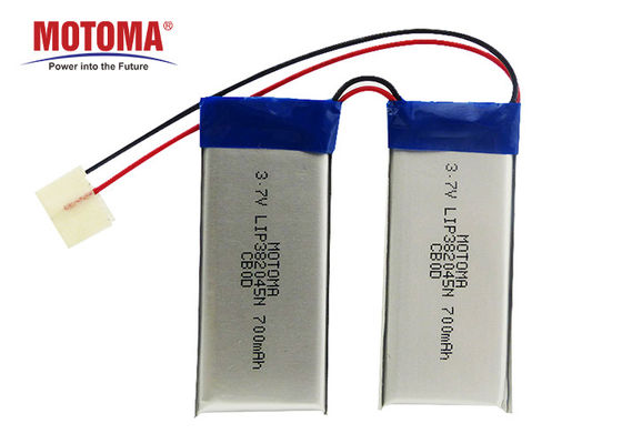 Wieder aufladbare Batterie LIP382045 3.7V 700mAh der hohen Temperatur für IOT-Gerät