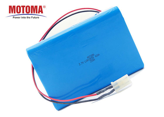 Hohe Leistung Toy Rechargeable Battery 3.7V 18650 42Ah mit Drähten BMS