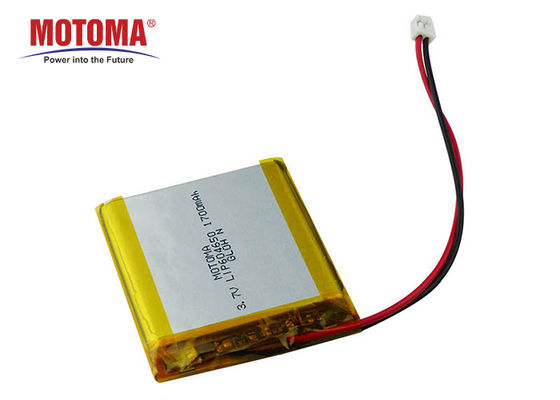 Vehicle GPS Tracker Battery , 3.7 V 1700mah Lithium Polymer Battery
