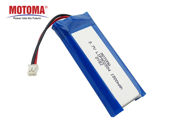 500 cycles Medical Lithium Battery , Lipo Battery 3.7 V 1500mah