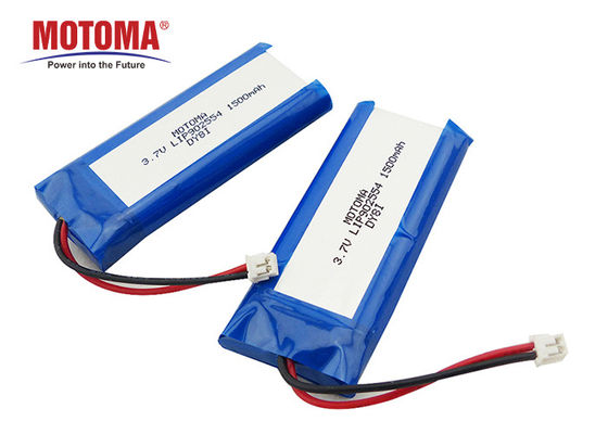 500 cycles Medical Lithium Battery , Lipo Battery 3.7 V 1500mah