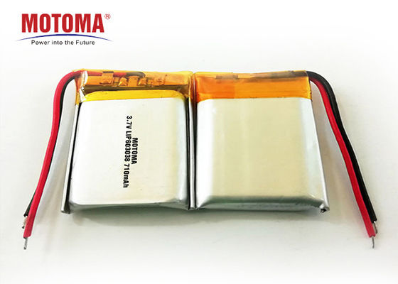 Low Temperature Wearable Device Battery 3.7V 710mah High Voltage